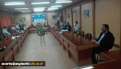 آئین همبستگی حمایت از جنبش نفس و محکومیت سیاست های نژاد پرستانه و ناعادلانه دولت آمریکا توسط اساتید بسیجی دانشگاه فرهنگیان استان آذربایجان غربی با حضور اساتید برگزار شد