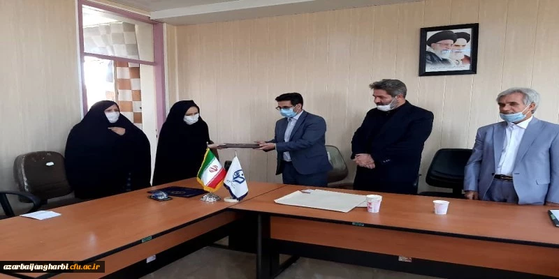 مراسم تکریم و معارفه ریاست مرکز آموزش عالی شهید مطهری خوی برگزار شد 6