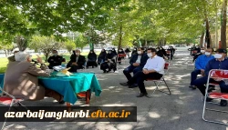 مراسم سوگواری و عزاداری سرور و سالار شهیدان حضرت امام حسین (ع) و یاران باوفایشان در مرکز شهید مطهری خوی برگزار شد 2