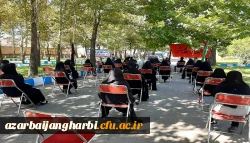 مراسم سوگواری و عزاداری سرور و سالار شهیدان حضرت امام حسین (ع) و یاران باوفایشان در مرکز شهید مطهری خوی برگزار شد 4