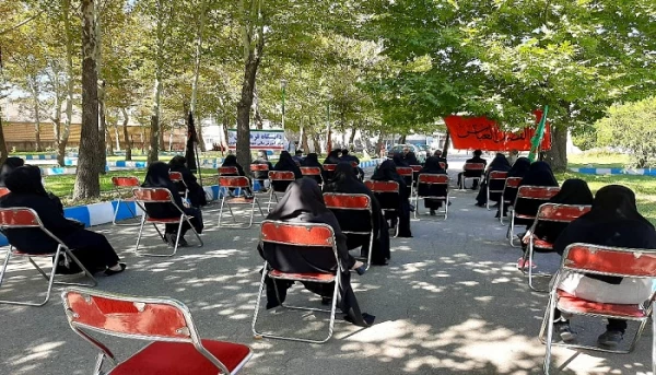 مراسم سوگواری و عزاداری سرور و سالار شهیدان حضرت امام حسین (ع) و یاران باوفایشان در مرکز شهید مطهری خوی برگزار شد 4