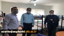 بازدید دکتر علی محمودلو مدیر امور پردیس های استان  از فعالیت های عمرانی در مرکز امام خمینی (ره)سلماس  3