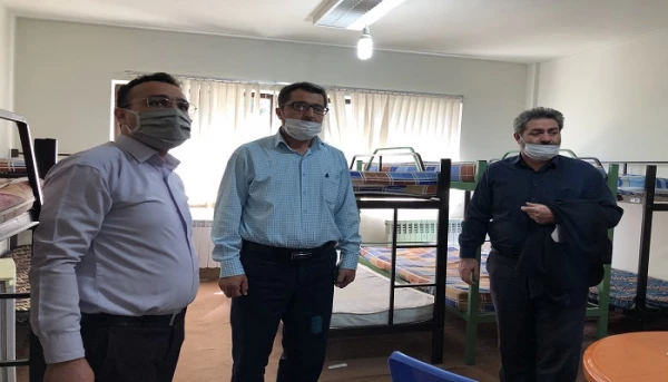 بازدید دکتر علی محمودلو مدیر امور پردیس های استان  از فعالیت های عمرانی در مرکز امام خمینی (ره)سلماس  3