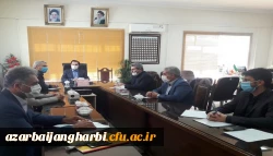 جلسه ی کارگروه برنامه ریزی کارورزی دانشجو معلمان پردیس های دانشگاه فرهنگیان استان در سال تحصیلی 1400-1399 در محل دفتر معاونت پژوهش و برنامه ریزی اداره کل آموزش و پرورش آذربایجان غربی برگزار شد