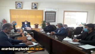 جلسه ی کارگروه برنامه ریزی کارورزی دانشجو معلمان پردیس های دانشگاه فرهنگیان استان در سال تحصیلی 1400-1399 در محل دفتر معاونت پژوهش و برنامه ریزی اداره کل آموزش و پرورش آذربایجان غربی برگزار شد