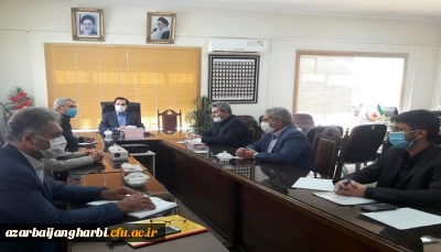 جلسه ی کارگروه برنامه ریزی کارورزی دانشجو معلمان پردیس های دانشگاه فرهنگیان استان در سال تحصیلی 1400-1399 در محل دفتر معاونت پژوهش و برنامه ریزی اداره کل آموزش و پرورش آذربایجان غربی برگزار شد