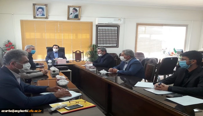 جلسه ی کارگروه برنامه ریزی کارورزی دانشجو معلمان پردیس های دانشگاه فرهنگیان استان در سال تحصیلی 1400-1399 در محل دفتر معاونت پژوهش و برنامه ریزی اداره کل آموزش و پرورش آذربایجان غربی برگزار شد