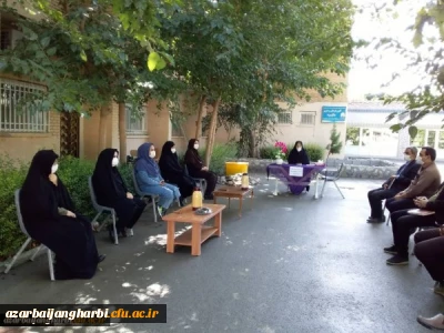 برگزاری جلسه شورای اداری پردیس علامه طباطبایی ارومیه با رعایت پروتکل های بهداشتی و در فضای باز
