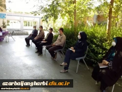 برگزاری جلسه شورای اداری پردیس علامه طباطبایی ارومیه با رعایت پروتکل های بهداشتی و در فضای باز
 3