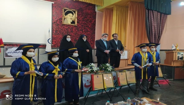 آئین فارغ التحصیلی دانشجو معلمان دانشگاه فرهنگیان استان آذربایجان غربی برگزار شد