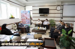 سرپرست دانشگاه فرهنگیان استان آذربایجان غربی با مدیرکل نوسازی و تجهیز مدارس استان  دیدار و گفتگو کرد