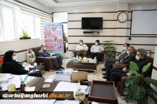 سرپرست دانشگاه فرهنگیان استان آذربایجان غربی با مدیرکل نوسازی و تجهیز مدارس استان  دیدار و گفتگو کرد