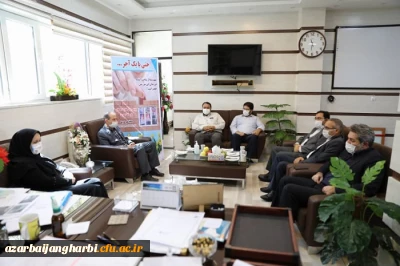 سرپرست دانشگاه فرهنگیان استان آذربایجان غربی با مدیرکل نوسازی و تجهیز مدارس استان  دیدار و گفتگو کرد