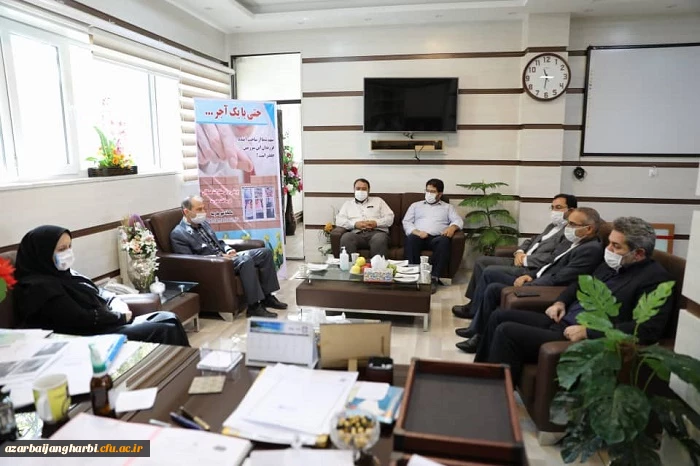 سرپرست دانشگاه فرهنگیان استان آذربایجان غربی با مدیرکل نوسازی و تجهیز مدارس استان  دیدار و گفتگو کرد