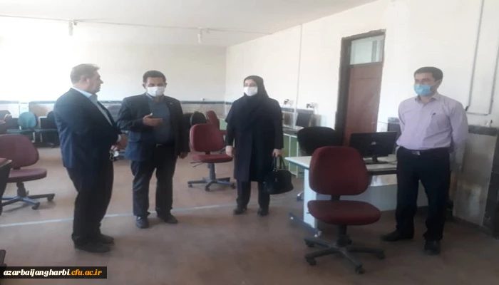 بازدید مدیر کل آموزش فنی وحرفه ای از کارگاههای مهارت فنی و حرفه ای دانشگاه فرهنگیان استان آذربایجان غربی