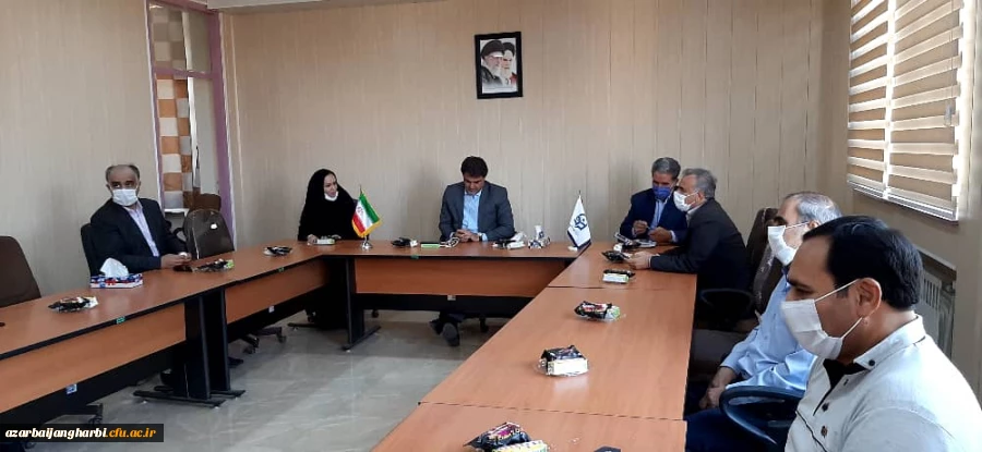 دیدار نماینده محترم مردم خوی و چایپاره در مجلس شورای اسلامی از مرکزآموزش عالی شهید مطهری خوی  3