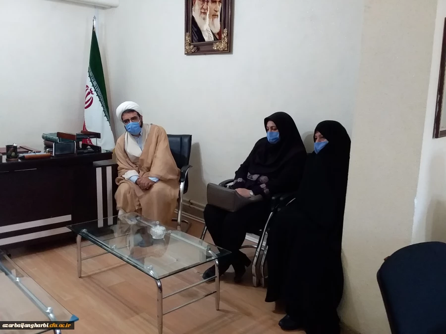 دیدار سرپرست و کارکنان پردیس علامه طباطبایی ارومیه با جناب آقای حیدر عباسی مسئول دفتر نهاد مقام معظم رهبری دانشگاه فرهنگیان استان آذربایجان غربی 3