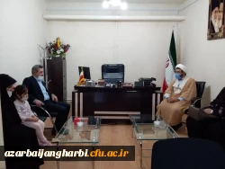 دیدار سرپرست و کارکنان پردیس علامه طباطبایی ارومیه با جناب آقای حیدر عباسی مسئول دفتر نهاد مقام معظم رهبری دانشگاه فرهنگیان استان آذربایجان غربی 2