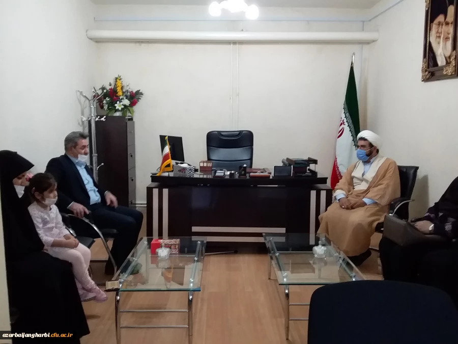 دیدار سرپرست و کارکنان پردیس علامه طباطبایی ارومیه با جناب آقای حیدر عباسی مسئول دفتر نهاد مقام معظم رهبری دانشگاه فرهنگیان استان آذربایجان غربی 2