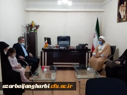 دیدار سرپرست و کارکنان پردیس علامه طباطبایی ارومیه با جناب آقای حیدر عباسی مسئول دفتر نهاد مقام معظم رهبری دانشگاه فرهنگیان استان آذربایجان غربی 3