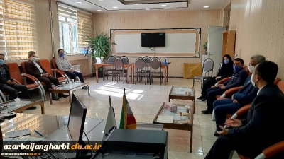 حضور مسئول محترم کانون بسیج اساتید خوی در مرکزآموزش عالی شهید مطهری خوی