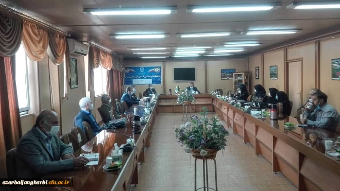 جلسه  شورای اساتید  دانشگاه فرهنگیان استان آذربایجان غربی با حضور اساتید، مدیران گروههای آموزشی  برگزار شد