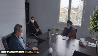 دکتر علی محمودلو سرپرست دانشگاه فرهنگیان استان با آقای سید سلمان ذاکر رئیس مجمع نمایندگان استان آذربایجان غربی دیدار و گفتگو کرد