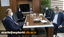 دیدار و گفتگوی مدیریت محترم امور پردیس های استان آذربایجان غربی با جناب آقای عباسی معاون استاندار و فرماندار ویژه شهرستان خوی 