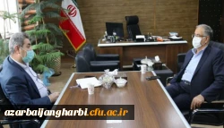 دیدار و گفتگوی مدیریت محترم امور پردیس های استان آذربایجان غربی با جناب آقای عباسی معاون استاندار و فرماندار ویژه شهرستان خوی  2