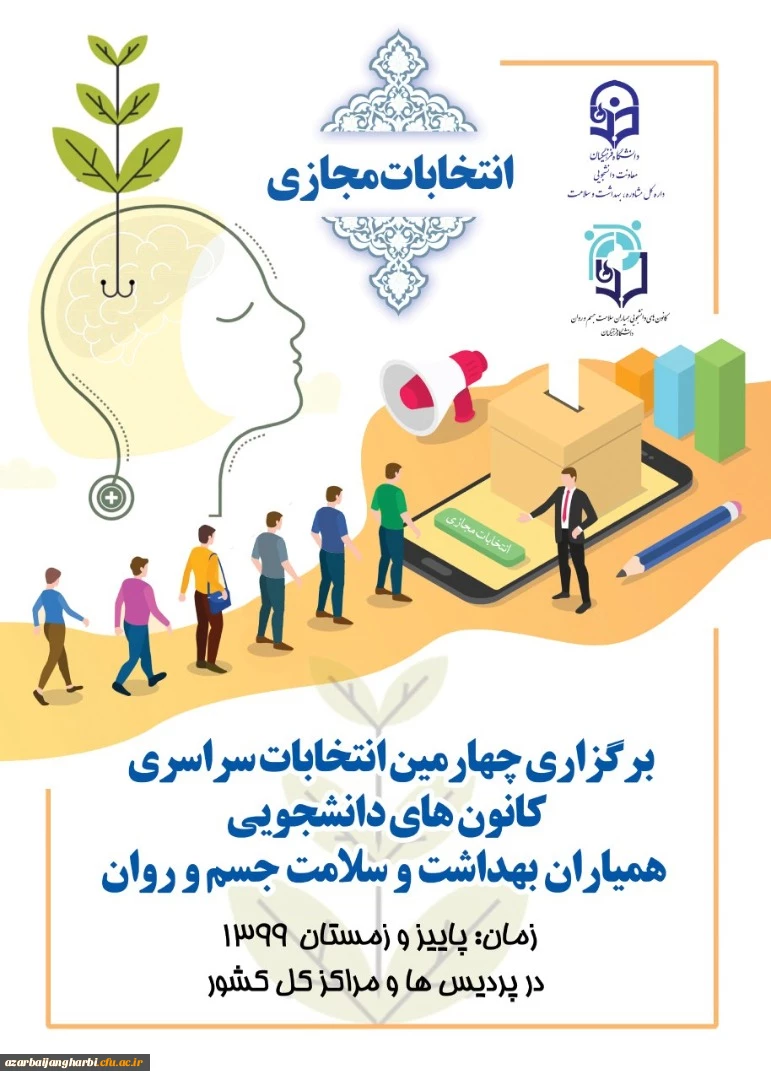 برگزاری چهارمین انتخابات سراسری کانون های دانشجویی همیاران بهداشت و سلامت جسم و روان در پردیس علامه طباطبایی آذربایجان غربی 2