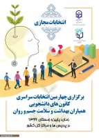 برگزاری چهارمین انتخابات سراسری کانون های دانشجویی همیاران بهداشت و سلامت جسم و روان  2