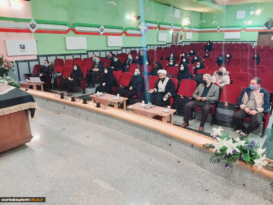 برگزاری مراسم سالروز شهادت بانوی دو عالم حضرت فاطمه زهرا (س) و بزرگداشت شهید سپهبد حاج قاسم سلیمانی در پردیس علامه طباطبایی آذربایجان غربی (خواهران) 4