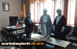 دیدار مسئولین سابق و فعلی نهاد نمایندگی مقام معظم رهبری در دانشگاه فرهنگیان با سرپرست  مدیریت امور پردیس های استانی  دانشگاه فرهنگیان آذربایجان غربی