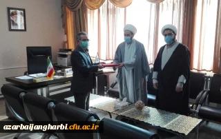 دیدار مسئولین سابق و فعلی نهاد نمایندگی مقام معظم رهبری در دانشگاه فرهنگیان با سرپرست  مدیریت امور پردیس های استانی  دانشگاه فرهنگیان آذربایجان غربی