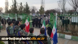 مراسم ویژه مهمانی لاله های گلزار شهدا و تجدیدمیثاق با آرمان های شهدا - شهید مطهری خوی 3