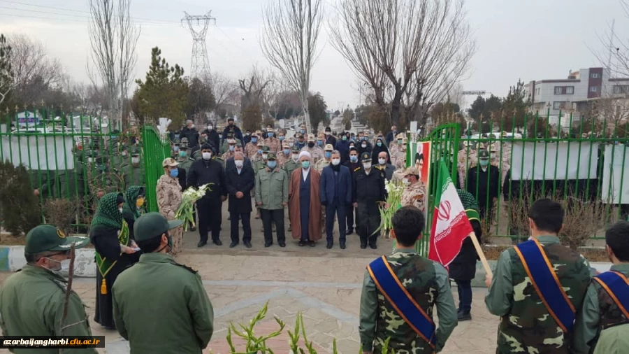 مراسم ویژه مهمانی لاله های گلزار شهدا و تجدیدمیثاق با آرمان های شهدا - شهید مطهری خوی 2