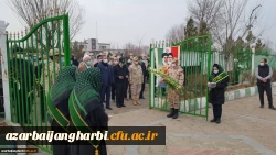 مراسم ویژه مهمانی لاله های گلزار شهدا و تجدیدمیثاق با آرمان های شهدا - شهید مطهری خوی 5