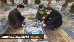 آئین غبارروبی و عطرافشانی قبور مطهر شهدای سلماس برگزار شد 3