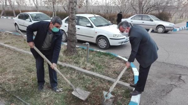 مراسم گرامیداشت هفته درخت و درختکاری در دانشگاه فرهنگیان استان آذربایجان غربی 