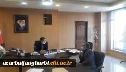 سرپرست دانشگاه فرهنگیان استان آذربایجان غربی با مدیر کل راه وشهرسازی استان دیدار کرد 