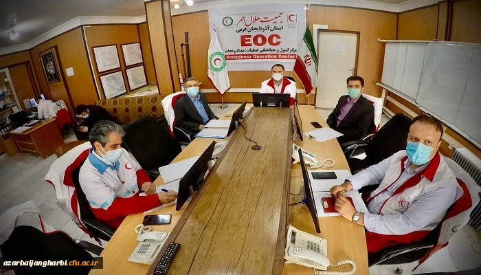 برگزاری جلسه مشترک مسئولین جمعیت هلال احمر و دانشگاه فرهنگیان استان آذربایجان غربی