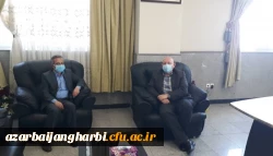 سرپرست دانشگاه فرهنگیان استان  با رئیس دانشگاه آزاد اسلامی آذربایجان غربی دیدار و  گفتگو کرد 