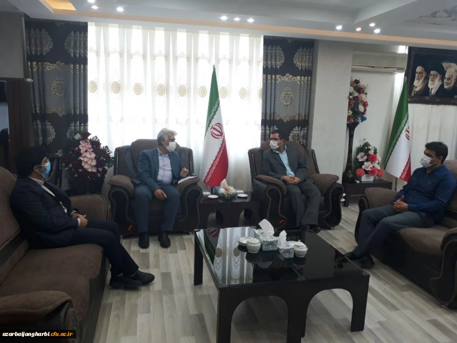 دیدار ریاست محترم دانشگاه فرهنگیان واحد امام خمینی (ره) سلماس با فرماندار محترم سلماس