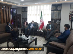 دیدار ریاست محترم دانشگاه فرهنگیان واحد امام خمینی (ره) سلماس با فرماندار محترم سلماس