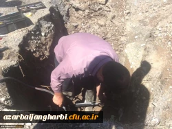 پایان عملیات اجرایی لوله کشی آب محوطه مرکز آموزش عالی خوی 6