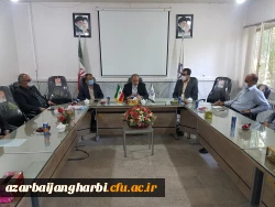 آقای دکتر سردار رضازاده نماینده محترم شهرستان سلماس در مجلس با حضور در دانشگاه فرهنگیان واحد امام خمینی(ره) سلماس با دکتر طالبی ریاست مرکز و کارکنان دیدار و گفتگو کرد 2