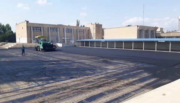  محوطه پردیس شهیدرجایی ارومیه زیرسازی و آسفالت گردید 3