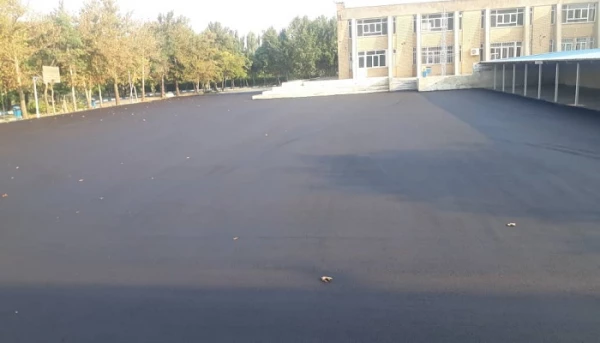  محوطه پردیس شهیدرجایی ارومیه زیرسازی و آسفالت گردید 