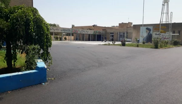  محوطه پردیس شهیدرجایی ارومیه زیرسازی و آسفالت گردید 7