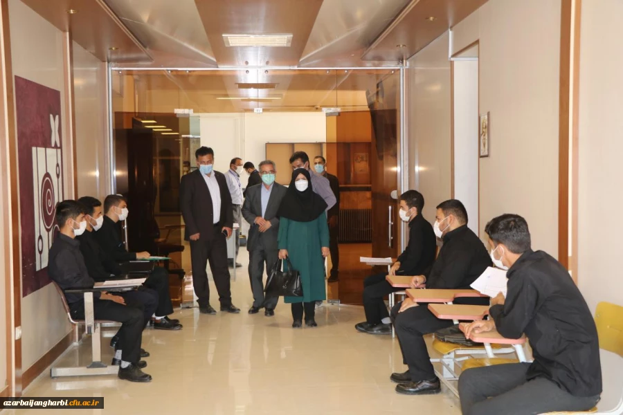 بازدید مدیر کل آموزش و پرورش استان آذربایجان غربی از از فرآیند مصاحبه دانشگاه فرهنگیان  